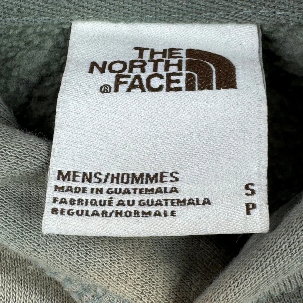 The North Face Men's Gray Green Tie Dye‎ Hoodie Pullover Sweatshirt Small